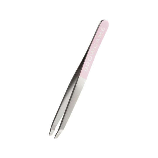 Browgame Cosmetics Original Tweezer Slanted - Pink 1 st