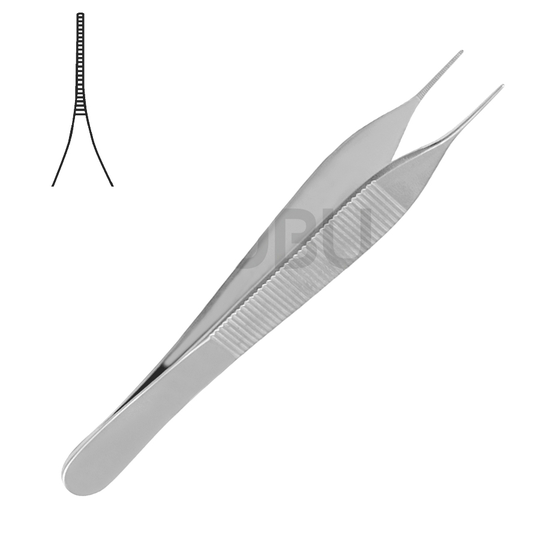 Adson Mikropincett - Käke med 1,1+-- 0,2 Anatomisk pincett 12,0cm