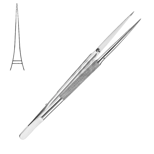Suturpincett 0,3mm Rak 15,0cm