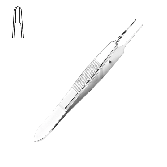 Mikro suturpincett 1x2 Tänder 9,5cm