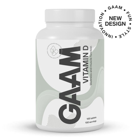 GAAM Health Series Vitamin-D, 100 caps, Vitaminer