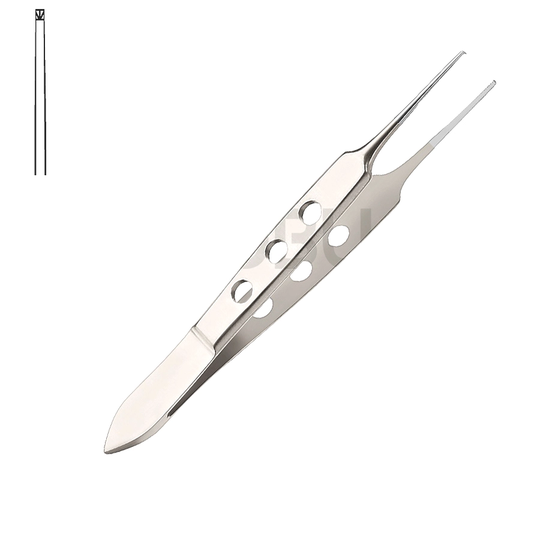 Bishop-Harman Irispincett för finkirurgi 1x2 Tänder 8,5cm