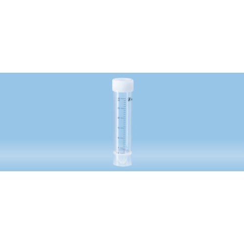 Rör konisk botten med skruvlock - 30ml D25xH107mm PP sterilt - 50 st/förp.
