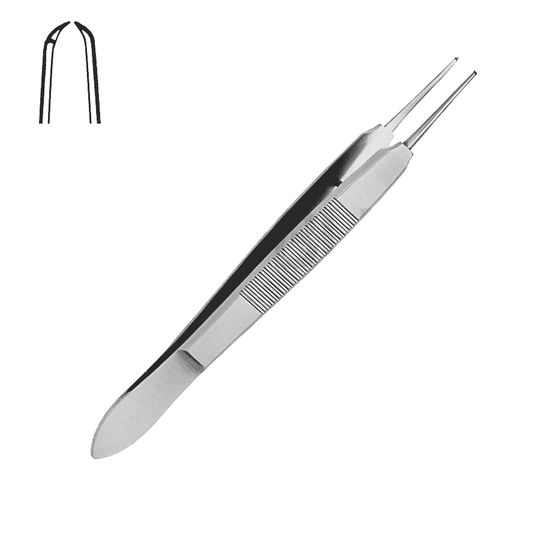 Castroviejo Fixeringspincett 1x2 Tänder Rak 9,0cm