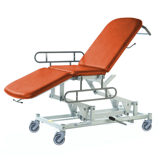 Medicare – 3-delad mobil behandlingsbänk - Hydraulisk - Individuella lås - Hydraulisk