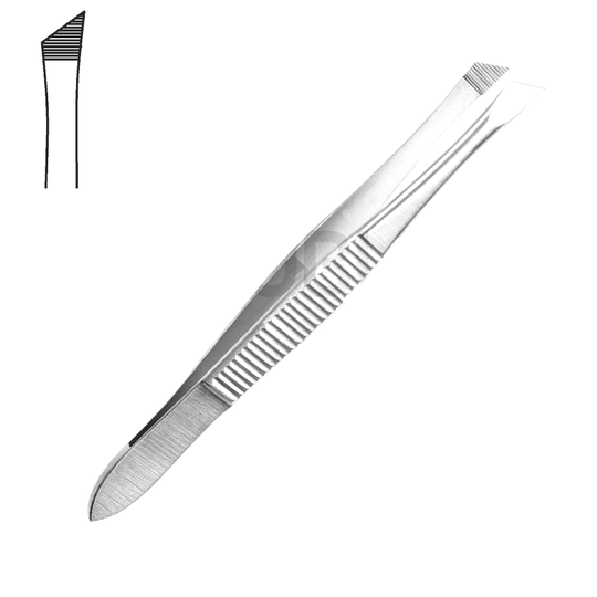 Flimmerhårspincett / Ciliarpincett Sågtandad 9,0cm