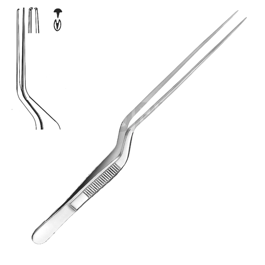 Adson Mikropincett - Bajonettformad 1x2 Tänder 16,0cm