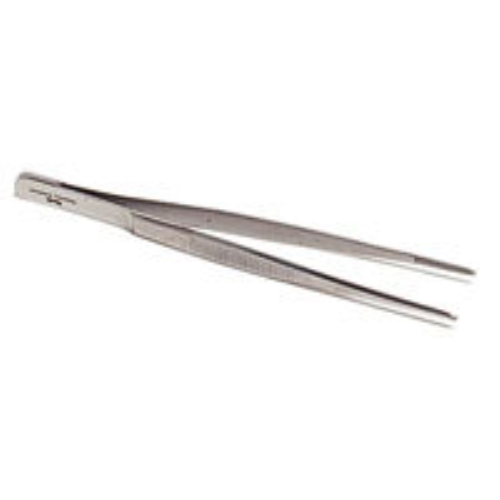 Pincett rak rund spets - 11,5cm