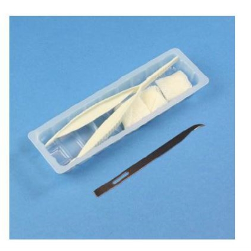 Suturset gasväv Mediplast - 3 tork kniv pincett tråg - 20 st/förp.