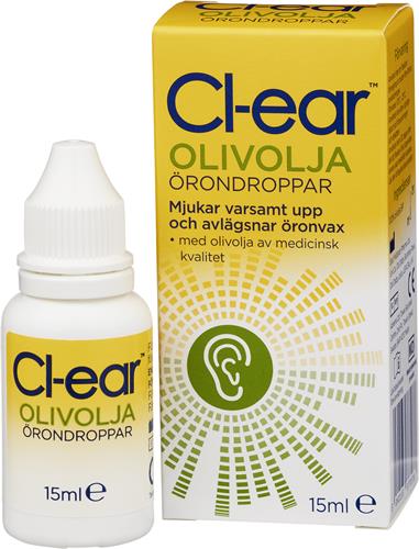 Cl-ear Olivolja örondroppar, 15 ml
