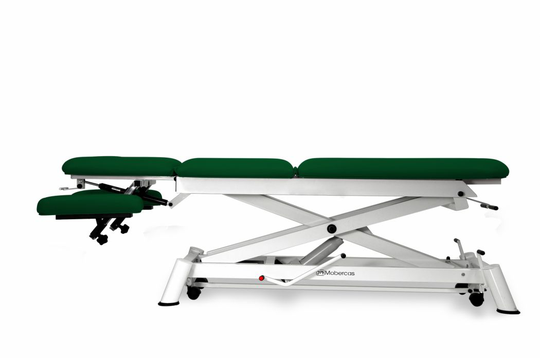 Hydraulisk massagebänk för osteopati – 3-delad med hjul – Sax-underrede - 190 x 70 cm