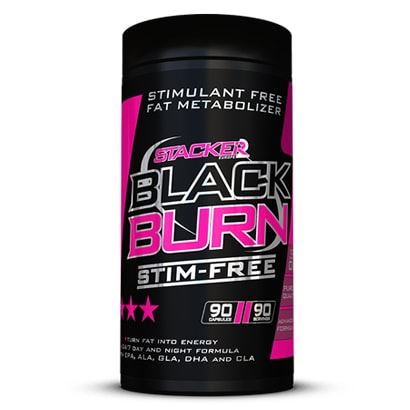 Stacker2 Black Burn STIM-Free, 90 caps, Viktminskkning