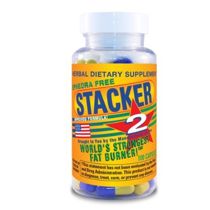 Stacker2 Ephedra Free, 100 caps, Viktminskning