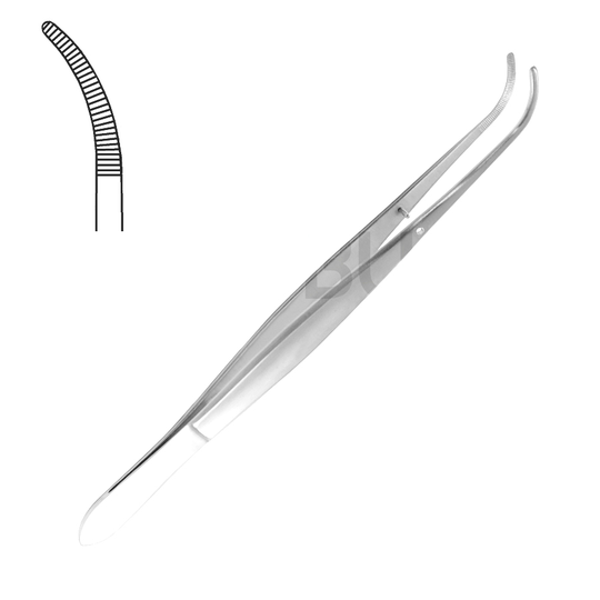 Cushing Anatomisk pincett Böjd 17,5cm
