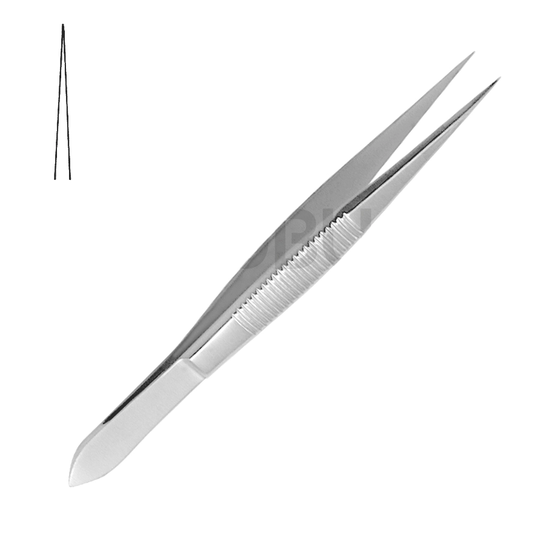 Flispincett utan stift - Slät / utan klor - Rak 14,0cm