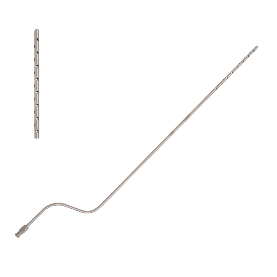 Entner Sterila rör - LL - Ø 4.0 mm - Hål Ø 2.0 mm - Hål 22 - 20 cm