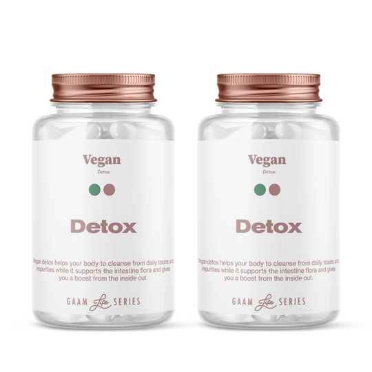 Gaam Life Series Vegan Detox 120 Caps