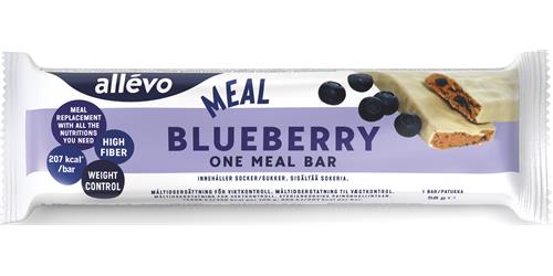 Allevo Bar Blåbär, 58 g