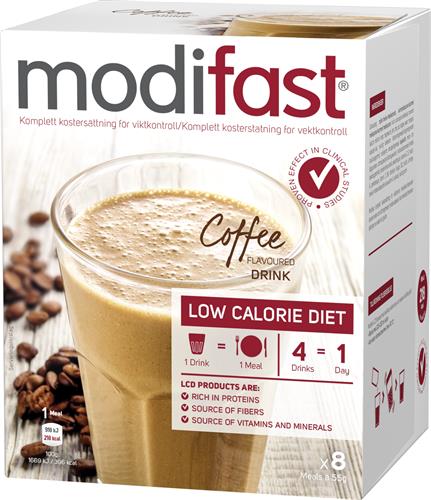 Modifast pulver kaffe, 8 st