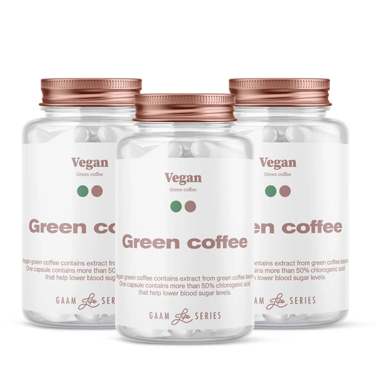 Gaam Life Series Vegan Green Coffee 180 Caps